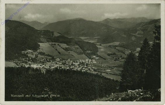 ak102294 Mariazell, mit Schneealpe