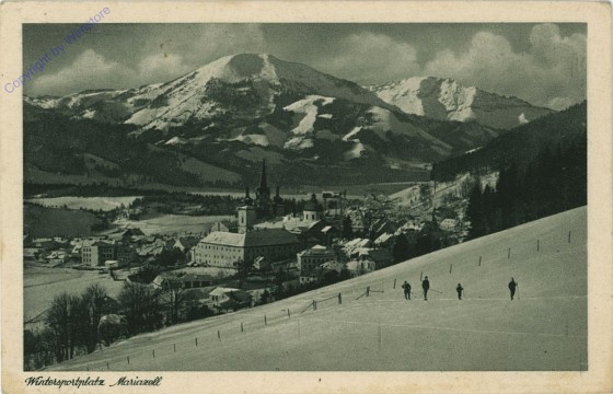 ak102323 Mariazell, im Winter