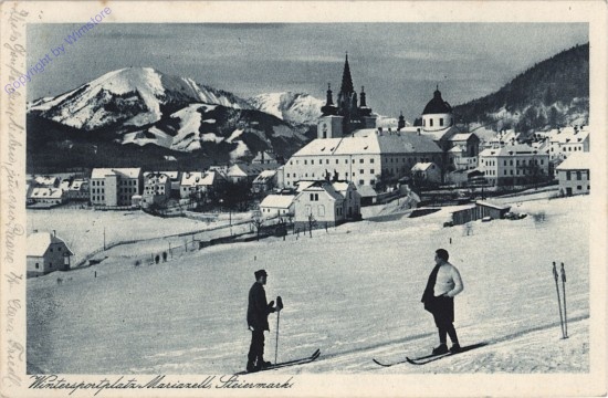 ak102328 Mariazell, im Winter