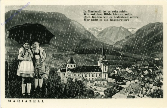 Mariazell, bei Regen