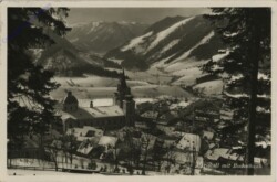 Mariazell, mit Hochschwab im Winter
