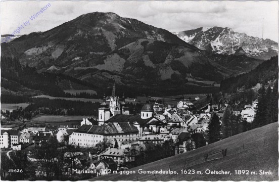ak102367 Mariazell, gegen Gemeindealpe und Ötscher