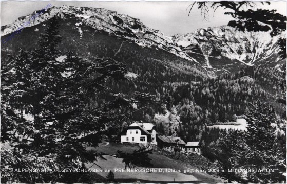 Preingergscheid, Alpengasthof Geyschläger
