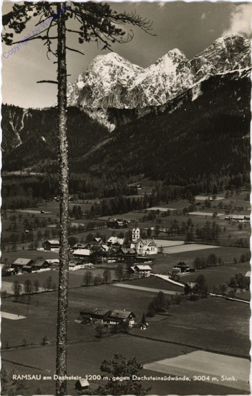 ak102439 Ramsau, gegen Dachsteinsüdwände
