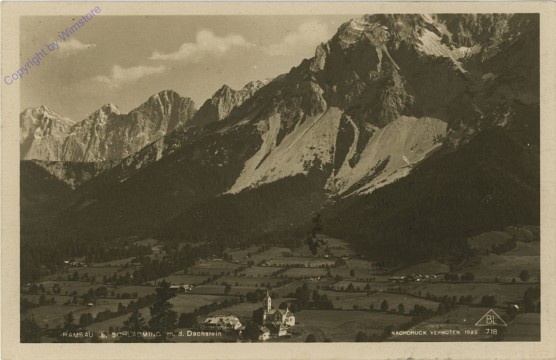 ak102461 Ramsau, mit dem Dachstein