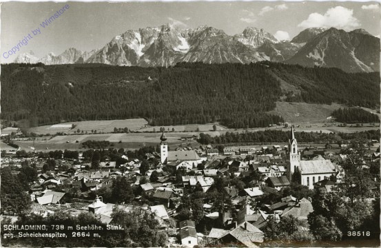 ak102531 Schladming, gegen Scheichenspitze
