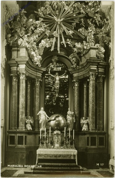 ak102653 Mariazell, Hochaltar der Basilika