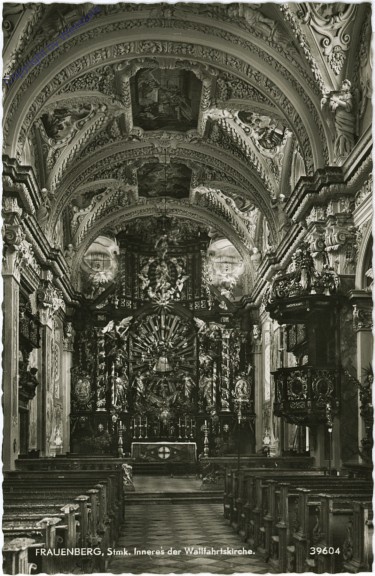 Frauenberg, Inneres der Wallfahrtskirche