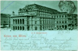 Wien 1, K.k. Hof-Operntheater, Mondschein