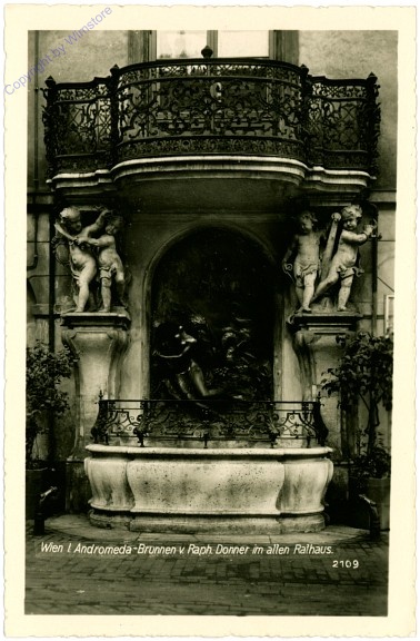 ak103141 Wien 1, Andromeda Brunnen im alten Rathaus