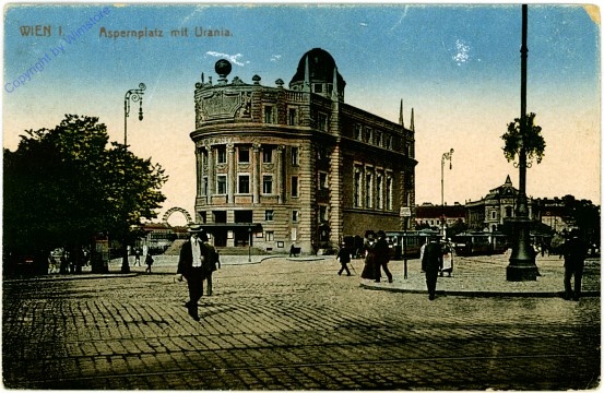 Wien 1, Aspernplatz mit Urania
