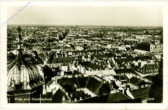ak103189 Wien, vom Stephansturm