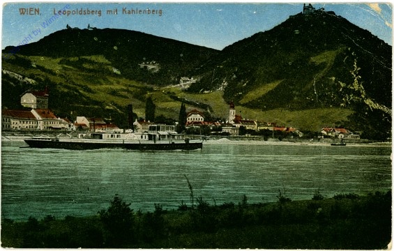 ak103194 Wien 19, Leopoldsberg mit Kahlenberg