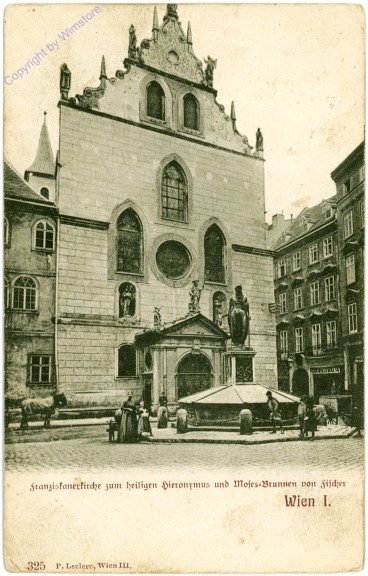 Wien 1, Franziskanerkirche, Mosesbrunnen