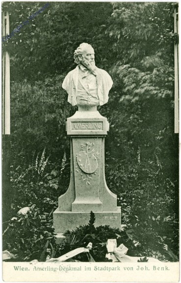 Wien 1, Amerling-Denkmal im Stadtpark