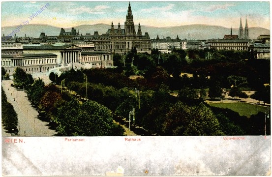 Wien 1, Parlament, Rathaus, Votivkirche