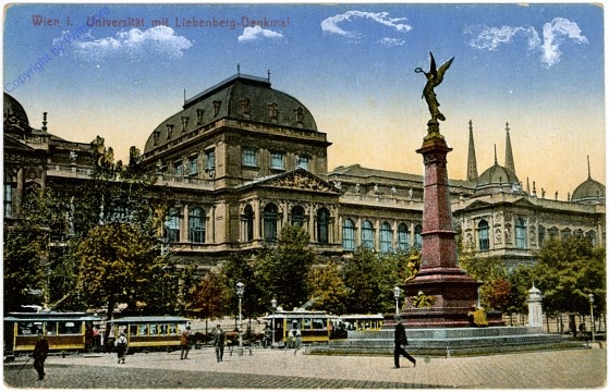 Wien 1, Liebenberg-Denkmal mit Universität