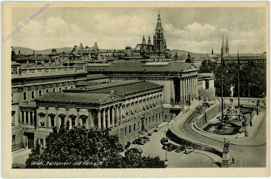 Wien 1, Parlament mit Rathaus