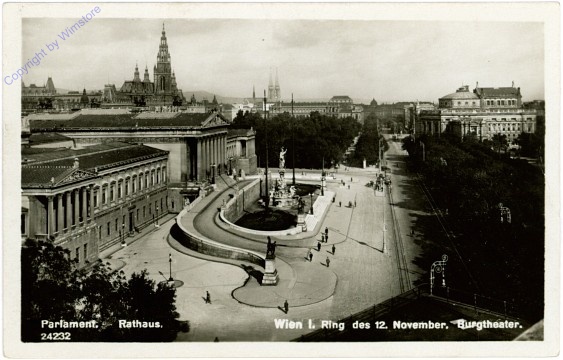 Wien 1, Parlament, Rathaus, Ring des 12. November