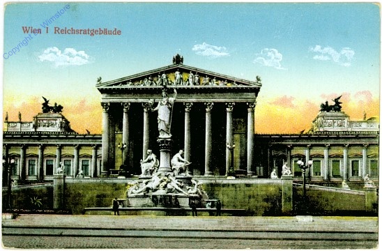 ak103303 Wien 1, Reichsratsgebäude (Parlament)