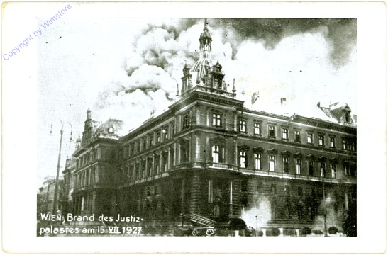 Wien 1, Brand des Justizpalastes 15.VII.1927