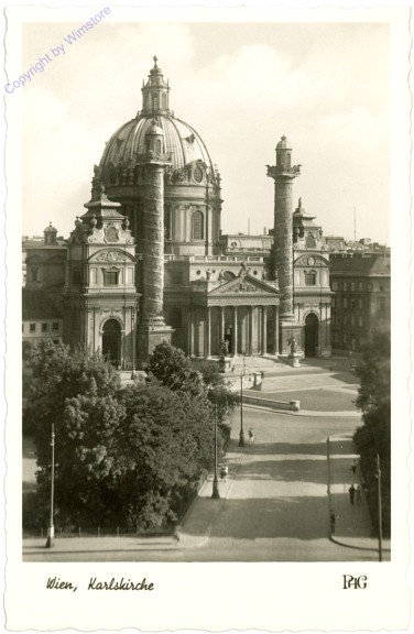 ak103366 Wien 4, Karlskirche