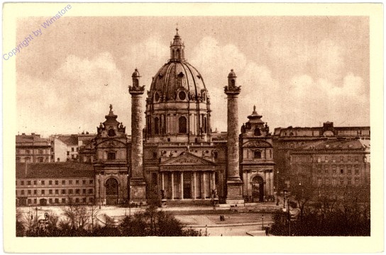 ak103375 Wien 4, Karlskirche