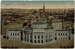 Wien 1, Burgtheater mit Wien Panorama