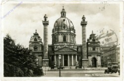 ak103415 Wien 4, Karlskirche