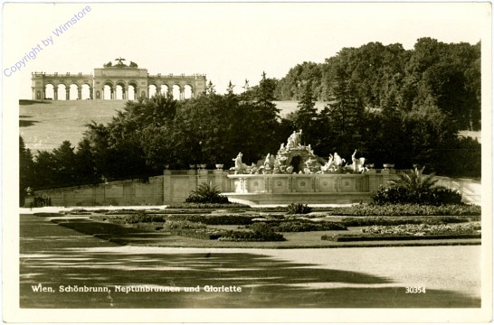 ak103446 Wien 13, Schönbrunn, Gloriette, Neptunbrunnen