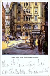 Wien 1, Tuchlauben-Brunnen, von Oskar Thiede
