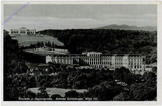 ak103551 Wien 13, Schönbrunn, Gloriette, Neptungrotte
