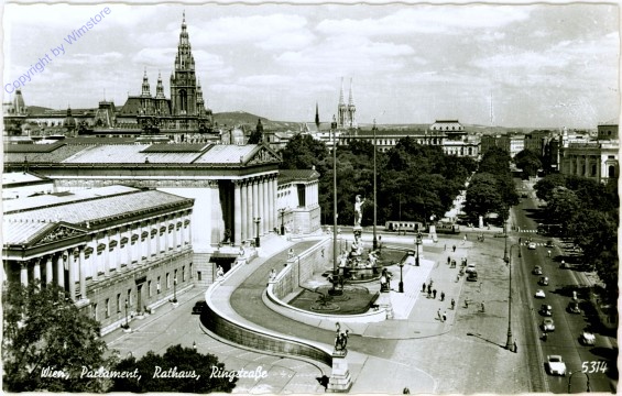 Wien 1, Parlament, Rathaus, Ringstrasse