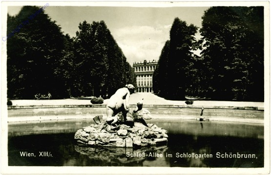 ak103680 Wien 13, Schloss-Allee im Schlossgarten Schönbrunn