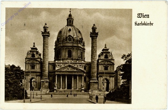 ak103686 Wien 4, Karlskirche