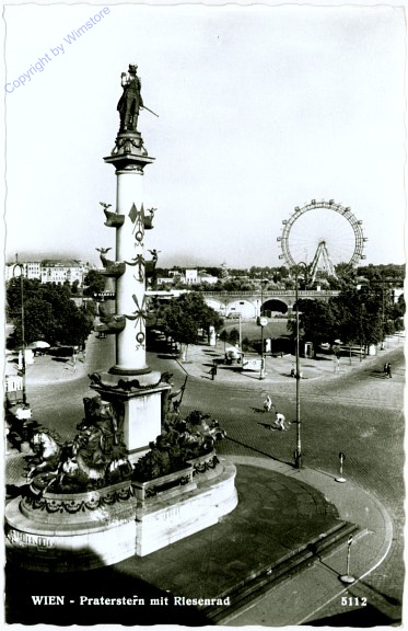 Wien 2, Praterstern mit Riesenrad