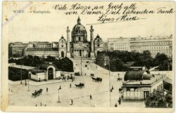 ak103798 Wien, Karlsplatz mit Karlskirche