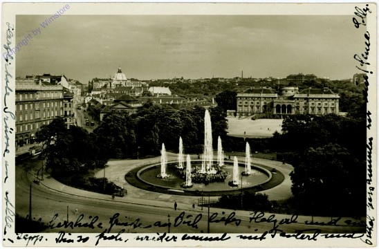 Wien 1, Hochstrahlbrunnen mit Palais Schwarzenberg