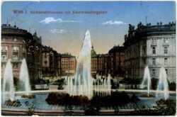 Wien 1, Hochstrahlbrunnen mit Schwarzenbergplatz