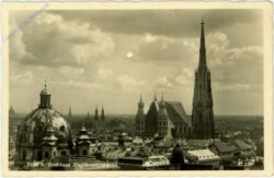 Wien 1, Blick vom Hochhaus zur Stephanskirche