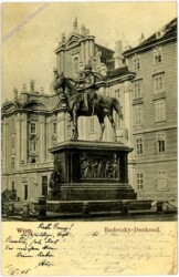 ak103866 Wien 1, Radetzky-Denkmal