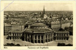 Wien 1, Burgtheater mit Wien Panorama