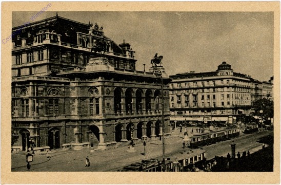 ak103917 Wien 1, Staatsoper mit Kärntnerring