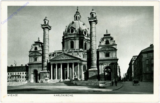 ak103961 Wien 4, Karlskirche