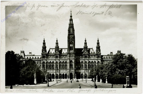 ak103997 Wien 1, Rathaus