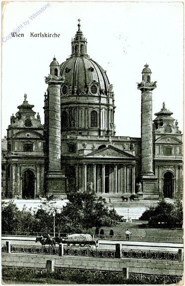 ak104037 Wien 4, Karlskirche