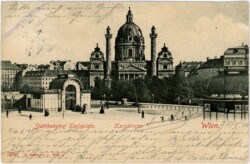 Wien 4, Stadtbahnhof Karlsplatz, Karlskirche