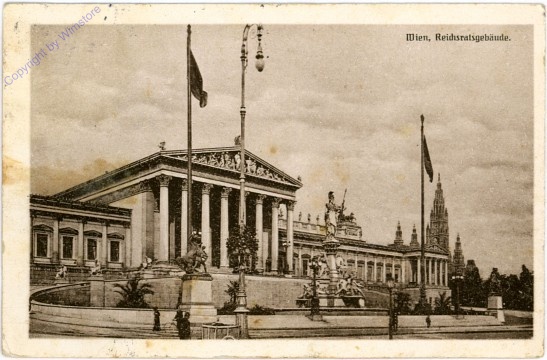 ak104055 Wien 1, Reichsratsgebäude