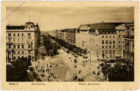 ak104083 Wien 1, Schottenring, Wiener Bankverein