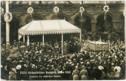 Wien, Eucharistischer Kongress. Empfang päpstlichen Legaten